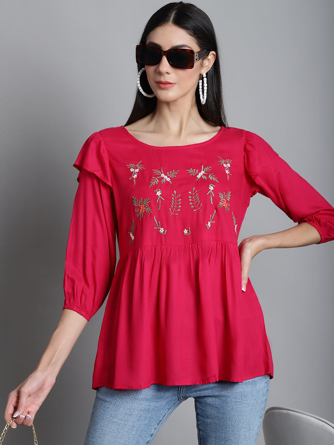 Embroidered Stylish Top