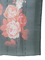 Backless Designer Kurta Palazzo Set with Floral Dupatta ( JOKPL 2137B D66B 1577 Black )