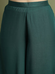 Backless Designer Kurta for Women ( JOK 1577 Green )