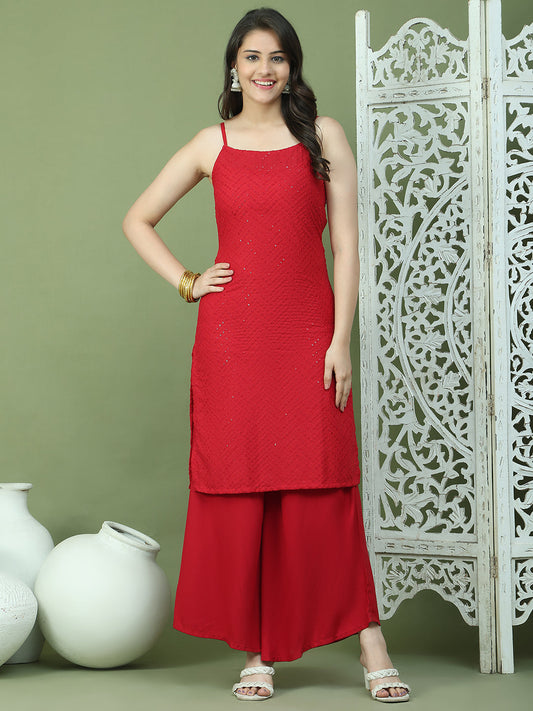 Backless Designer Kurta for Women ( JOK 1577 Maroon )