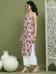 Foil Printed Rayon Kurta. ( JOK 1573 Purple )