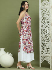 Foil Printed Rayon Kurta. ( JOK 1573 Purple )