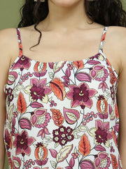 Foil Printed Rayon Kurta. ( JOK 1573 Purple )