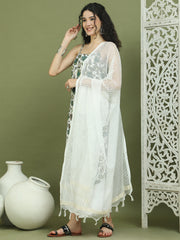 Foil Printed Rayon Kurta Palazzos With Dupatta ( JOKPL 2137W D31W 1573 Green )