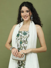 Foil Printed Rayon Kurta Palazzos With Dupatta ( JOKPL 2137W D31W 1573 Green )