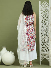 Foil Printed Rayon Kurta Palazzos With Dupatta ( JOKPL 2137W D31W 1573 Purple )