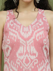 Printed Cotton Kurta Palazzo With Dupatta ( JOKPL 2137W D31W 1585 PInk )