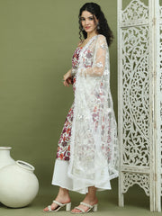 Foil Printed Rayon Kurta Palazzos With Dupatta ( JOKPL 2137W D67W 1573 Purple )