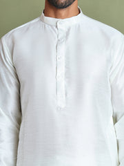Men's Printed Nehru Jacket With Kurta Pyjama Set ( JOKPWC 636W 4084Olive )