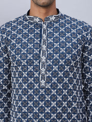 Embroidered Kurta Pyjama for Men