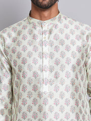 Digital Printed Straight Kurta Set For Men ( JOKP 5148Pista )