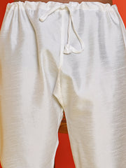 Solid Silk Kurta with Pyjamas ( JOKP P 5209 Maroon )