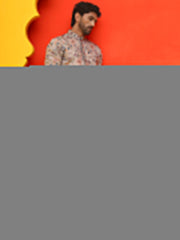 Embroidered Kurta Set For Men ( JOKP P 5227 Cream )