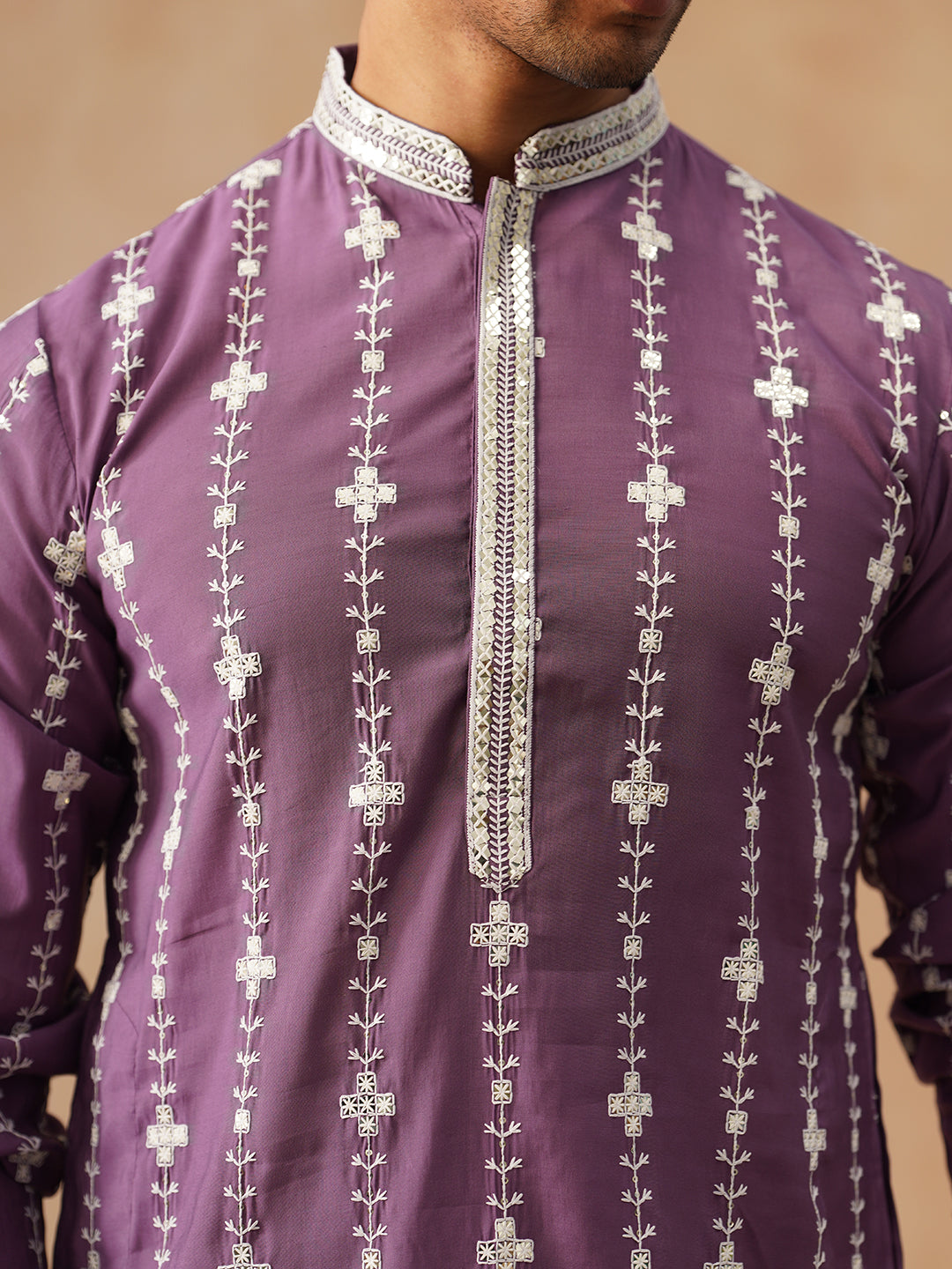 Classic Embroidered Kurta Pyjama Set