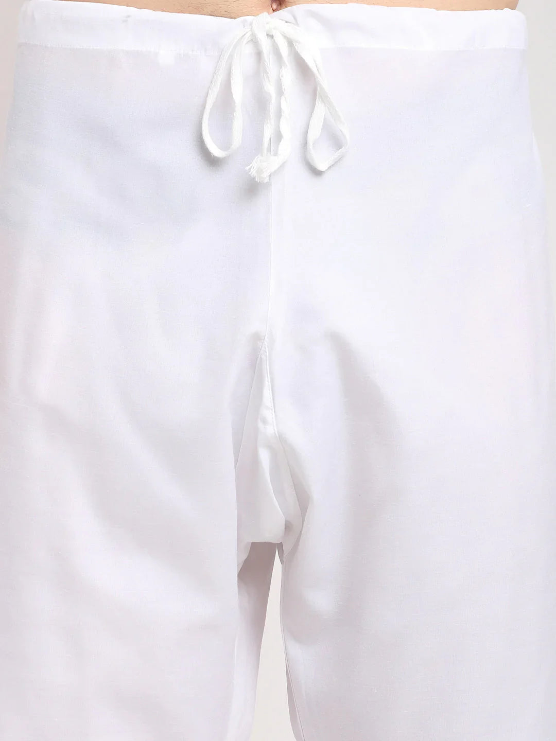 Jompers Men Navy Chikan Kurta With Churidar