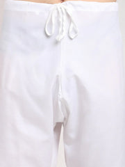 Men Navy Blue Chikan Kurta with Churidar ( JOKP 561 Navy )