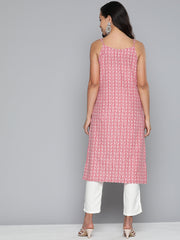 Floral Printed Red Kurta ( JOK 1499 Red )