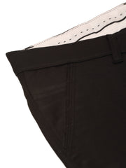 Men's Casual Cotton Solid Cargo Pants ( KGP 154Black )