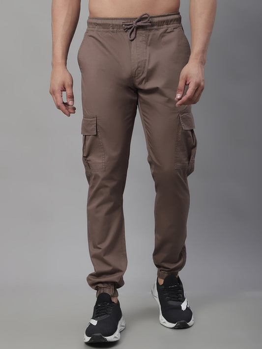 Men's Casual Cotton Solid Cargo Pants