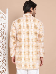 Printed Front Open Kurtas ( KO 5090Mustard )
