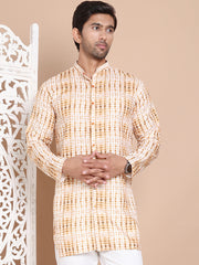 Printed Front Open Kurtas ( KO 5090Mustard )