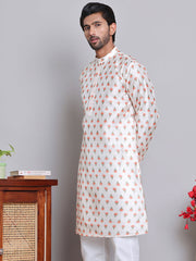 Digital Printed Straight Kurtas ( KO 5148Cream )