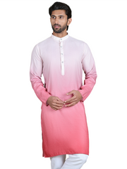 Sequins and Ombre Design Kurtas For Men ( ko 5154Coral )