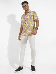 Contrast Foliage Shirt