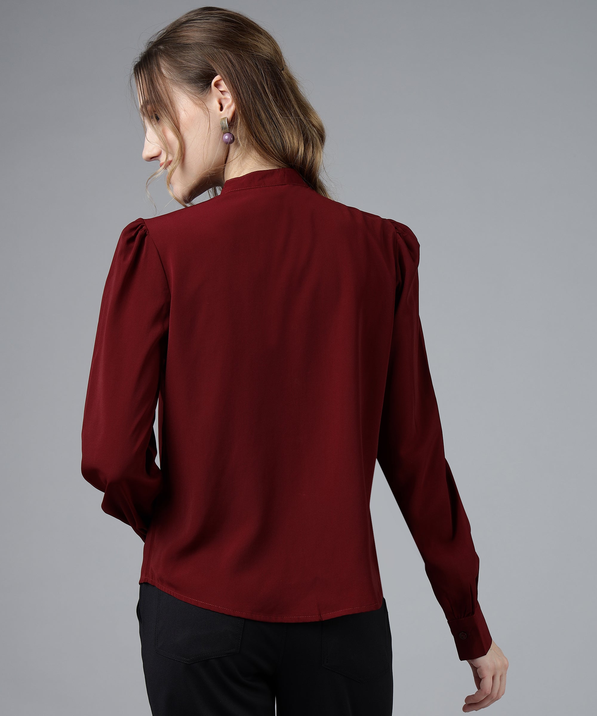 womens pleated formal shirts 4