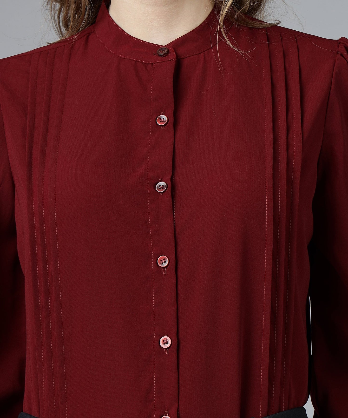 womens pleated formal shirts 4