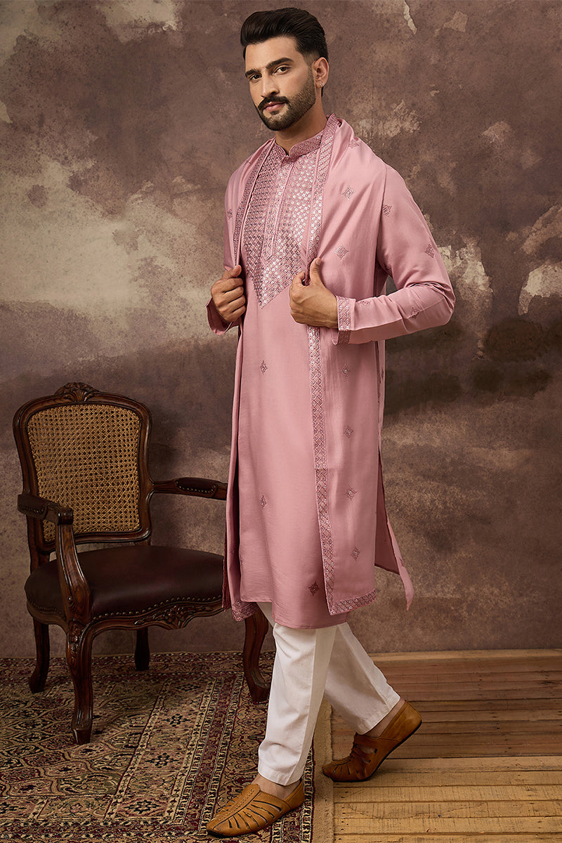 pink-silk-blend-solid-embroidered-straight-kurta-with-dupatta-mkud1003