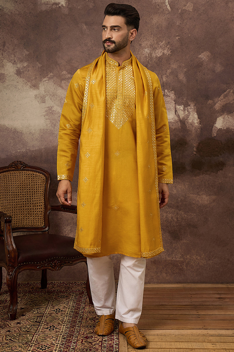 yellow-silk-blend-embroidered-straight-kurta-trouser-with-dupatta-mkpd1008