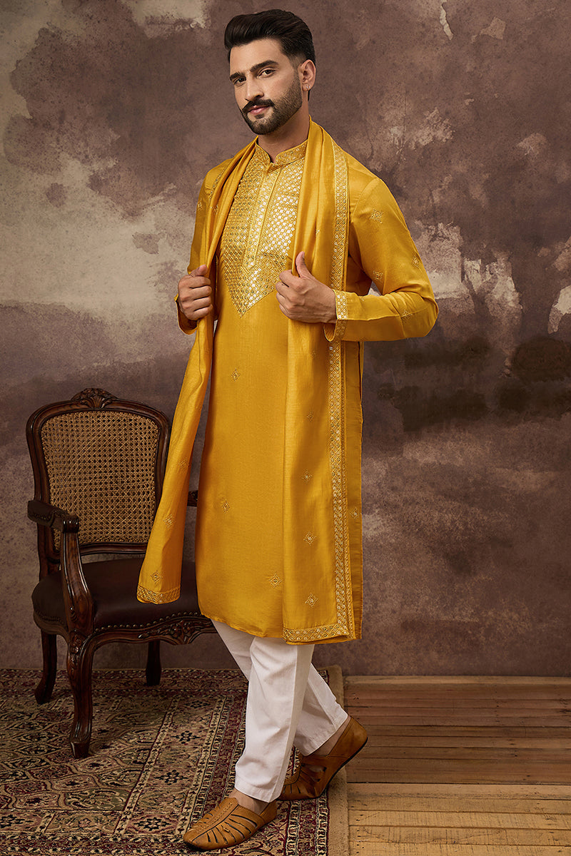 yellow-silk-blend-embroidered-straight-kurta-trouser-with-dupatta-mkpd1008