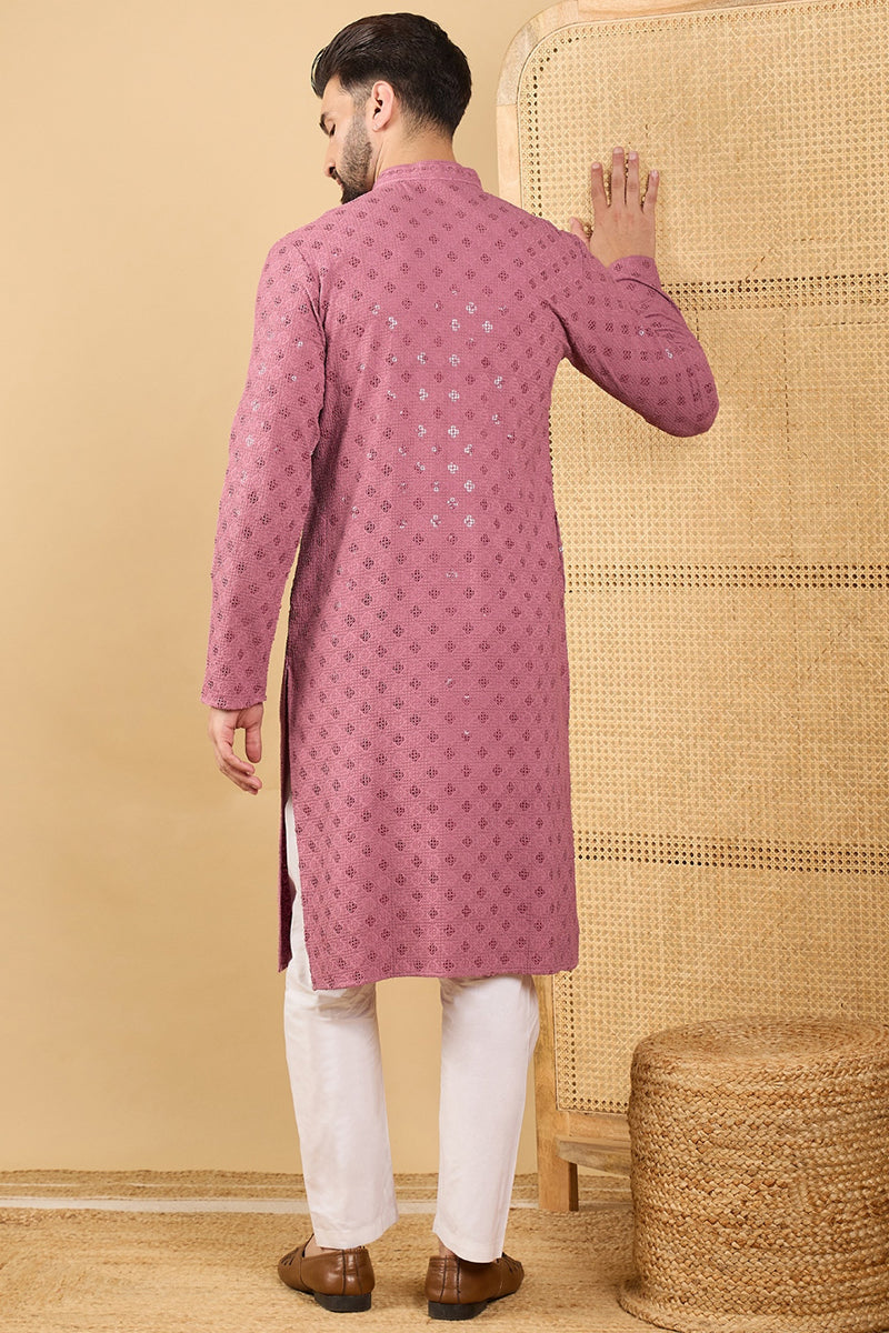 mauve-viscose-rayon-solid-embroidered-straight-kurta-with-trousers-mkset1051