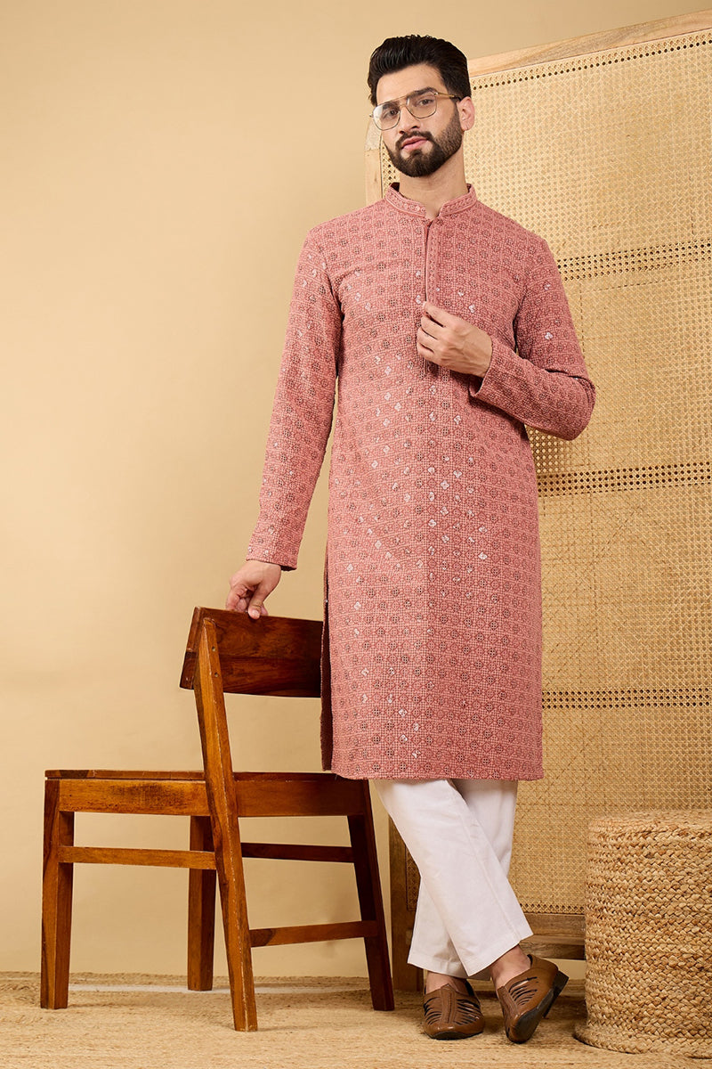 rust-viscose-rayon-solid-embroidered-straight-kurta-with-trouser-mkset1055