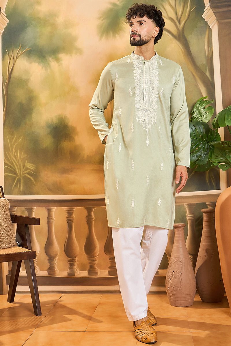 green-silk-blend-solid-embroidered-straight-kurta-with-trouser-mkset1492