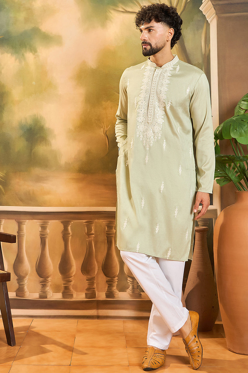 green-silk-blend-solid-embroidered-straight-kurta-with-trouser-mkset1492
