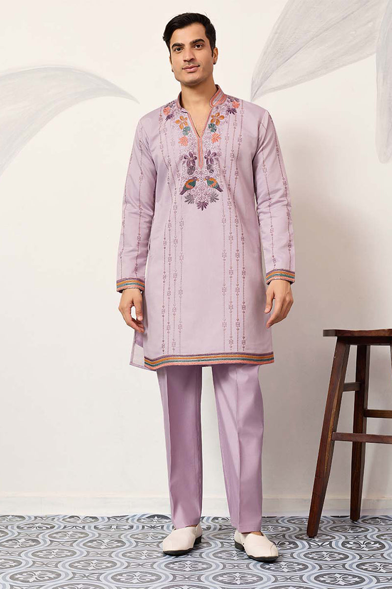 ethnic-bay-mens-lavender-silk-blend-embroidered-straight-kurta-with-trousers-mkset2399
