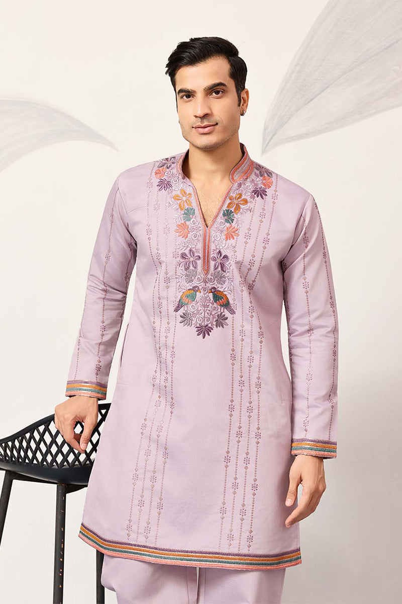 ethnic-bay-mens-lavender-silk-blend-embroidered-straight-kurta-with-trousers-mkset2399