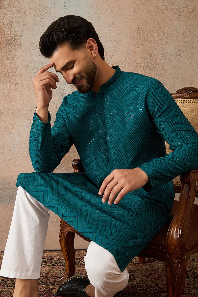 ethnic-bay-turquoise-blue-rayon-embroidered-straight-kurta-with-trousers-mkset2184