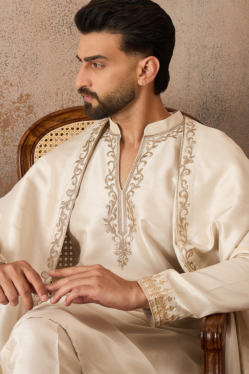 ethnic-bay-mens-off-white-silk-blend-solid-embroidered-kurta-with-dupatta-mkud1021