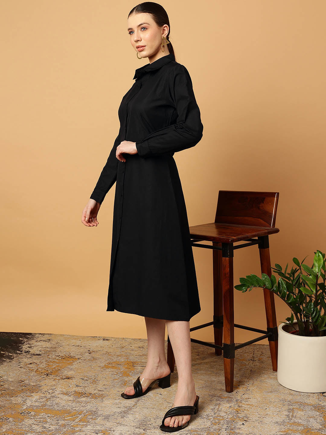Front Open Dress