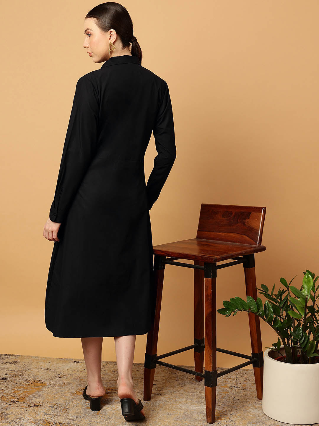 Front Open Dress