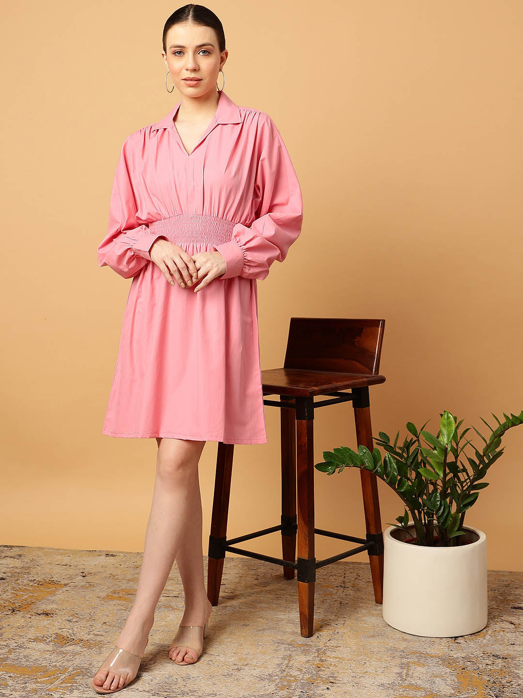 Front Open Dress