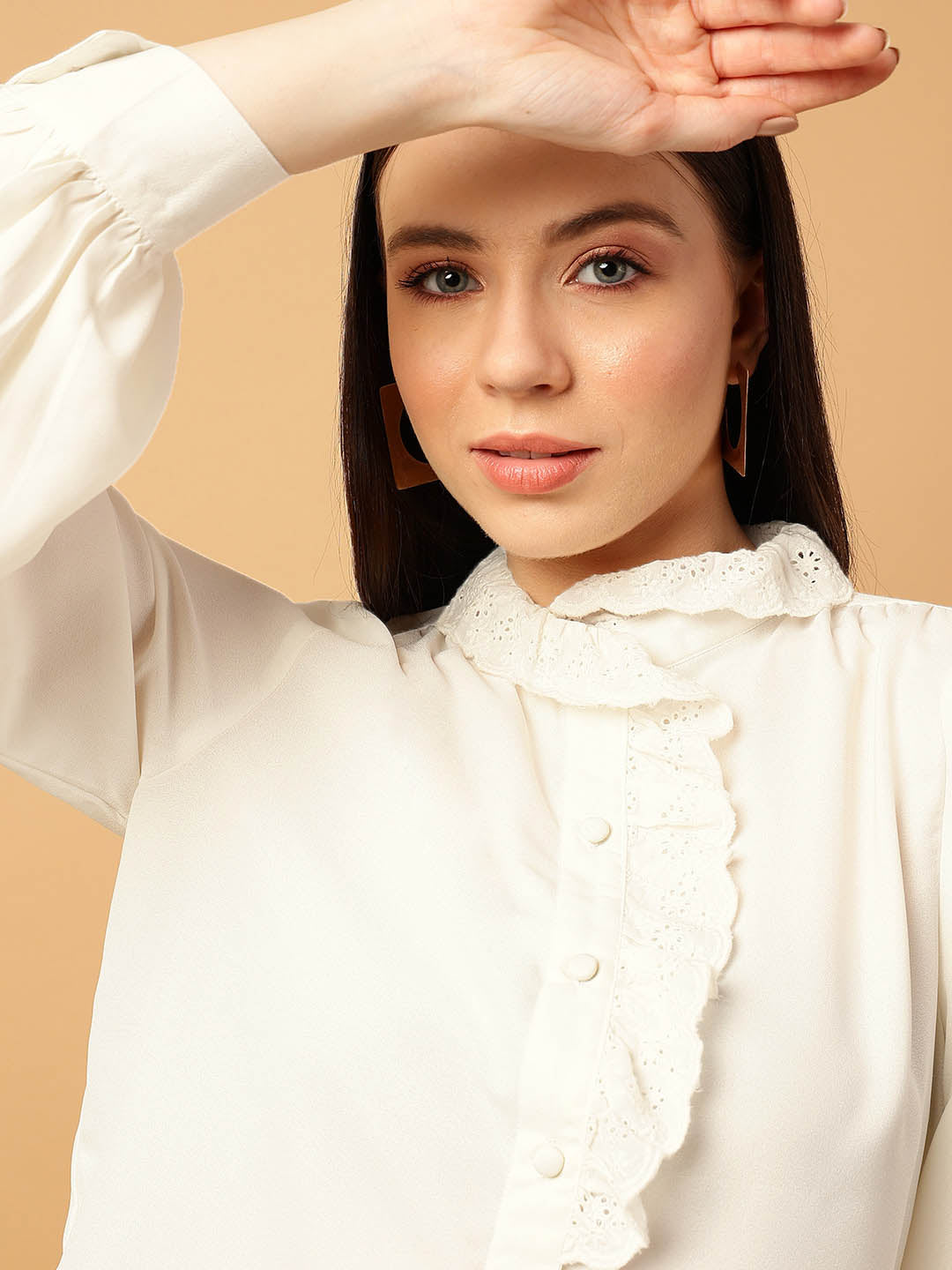 Schiflli Collar Shirt