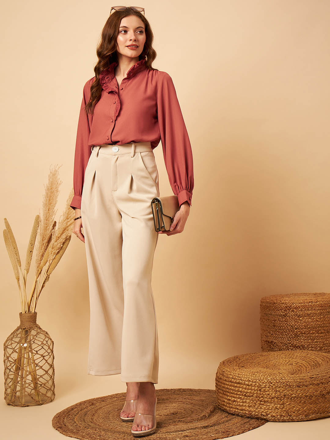 Schiflli Collar Shirt