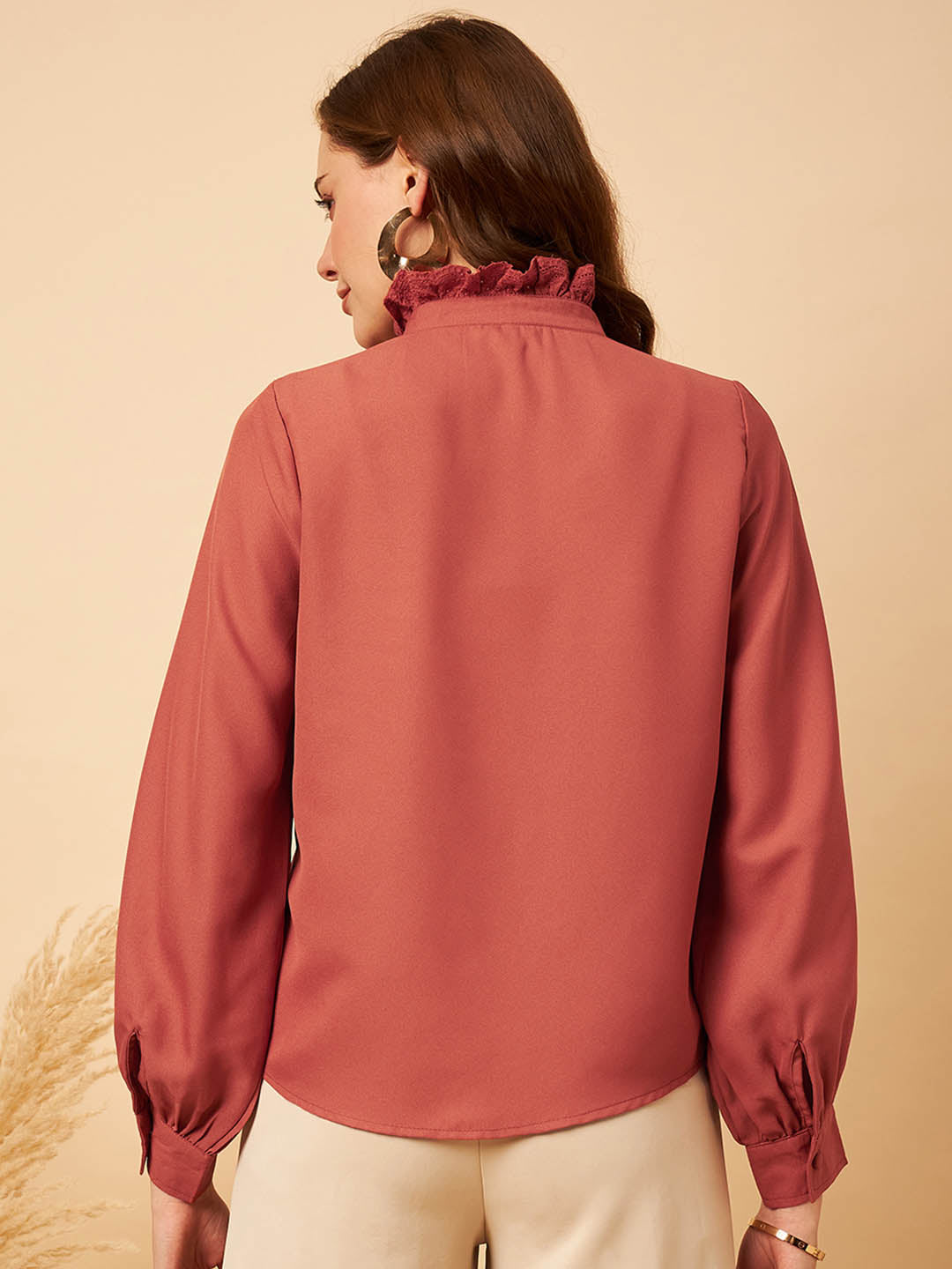 Schiflli Collar Shirt