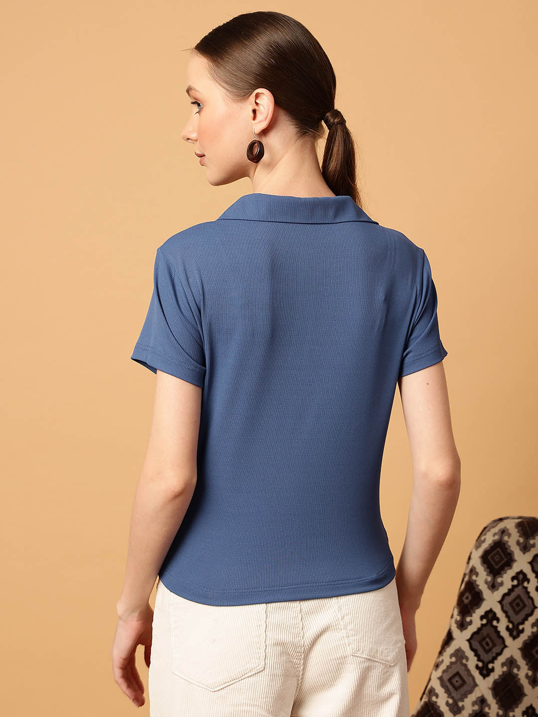 Cropped Polo Tee
