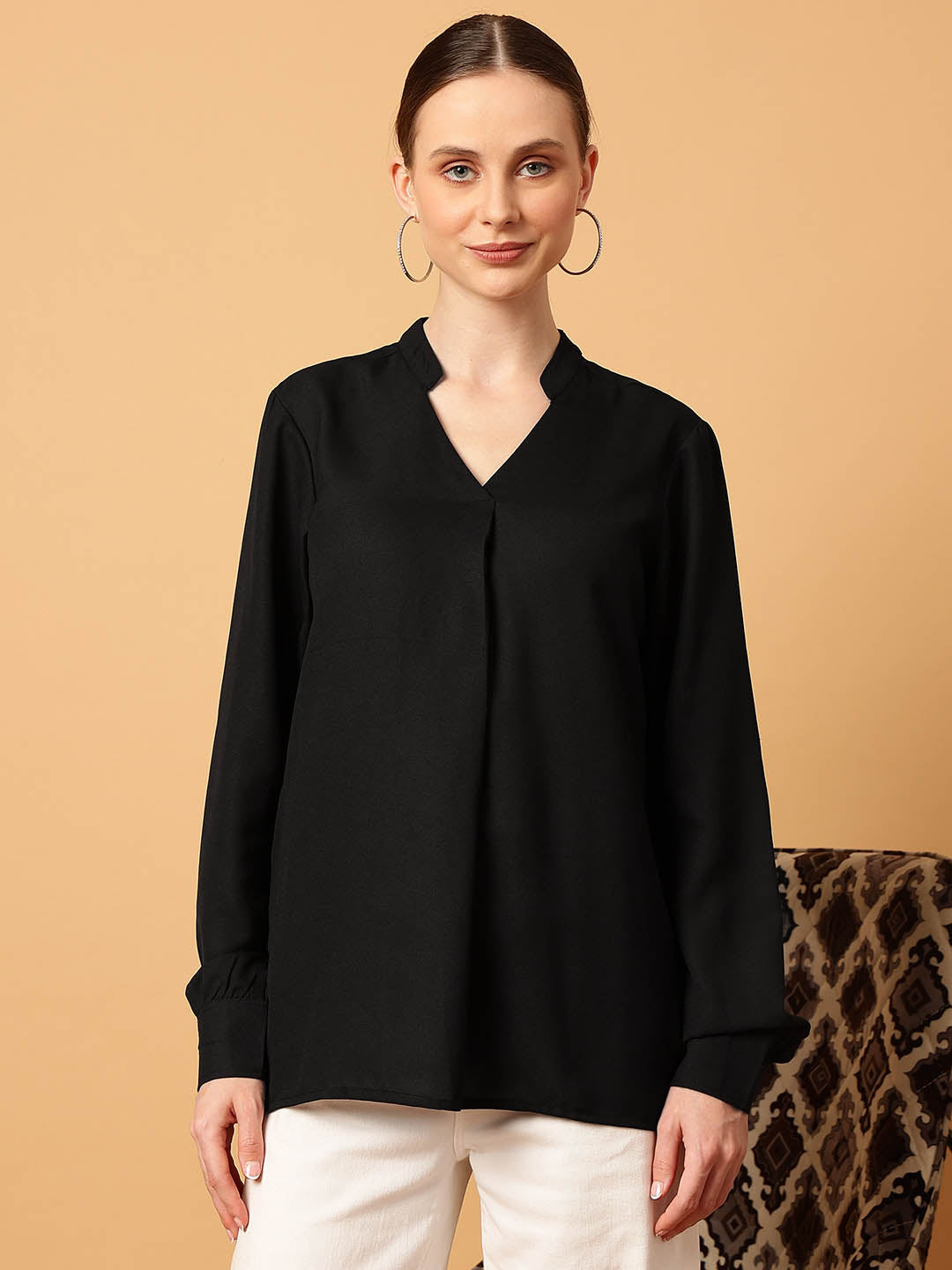 Mandarin Collar Top