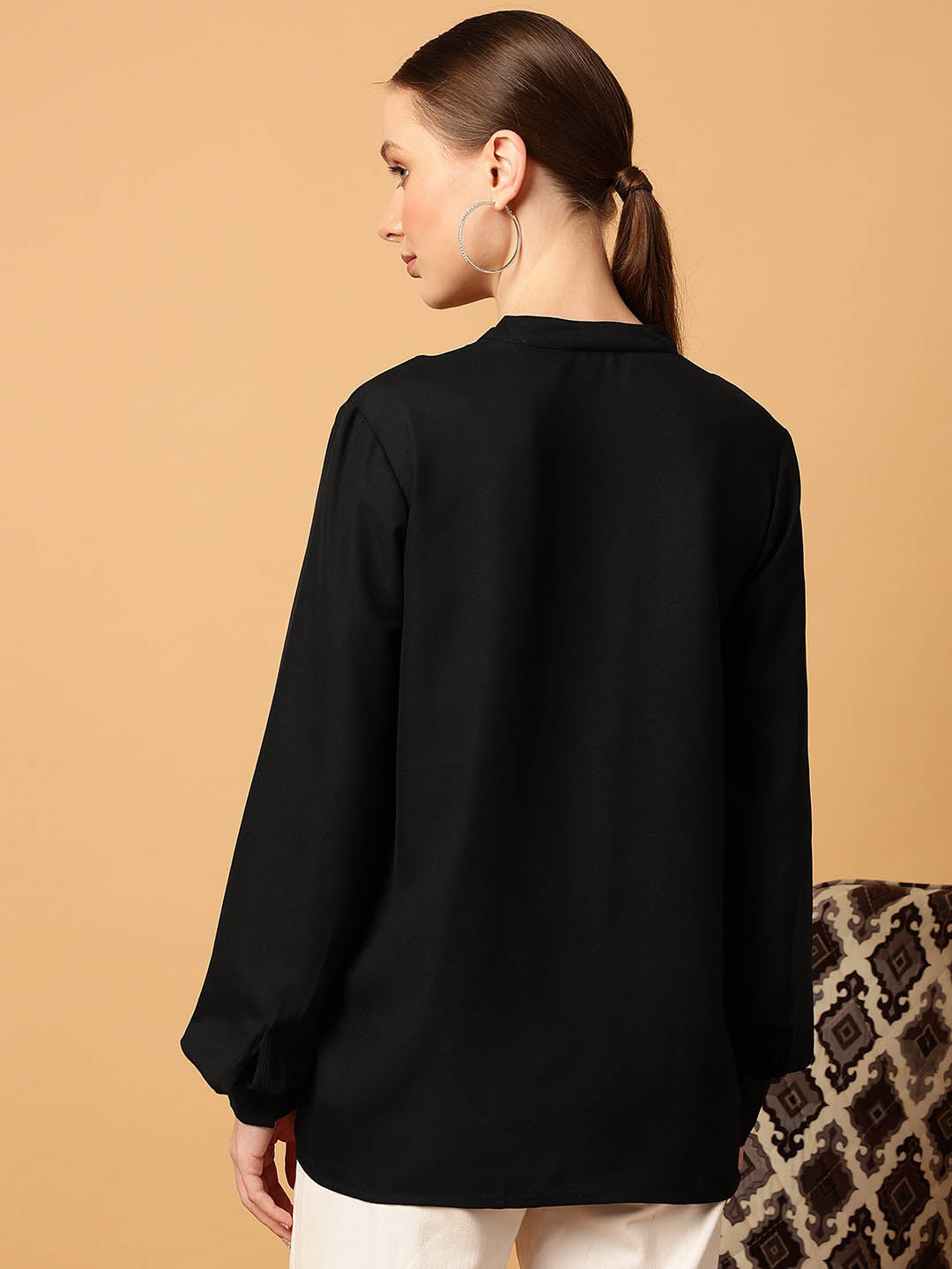 Mandarin Collar Top